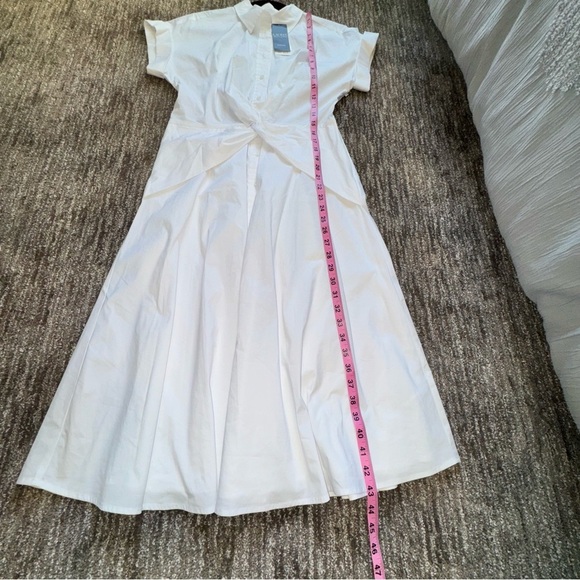Lauren Ralph Lauren Twist-Front Cotton Shirt Dress
Women's Size 4 White Chic - Picture 11 of 16